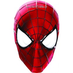 6 Masques en carton Spiderman