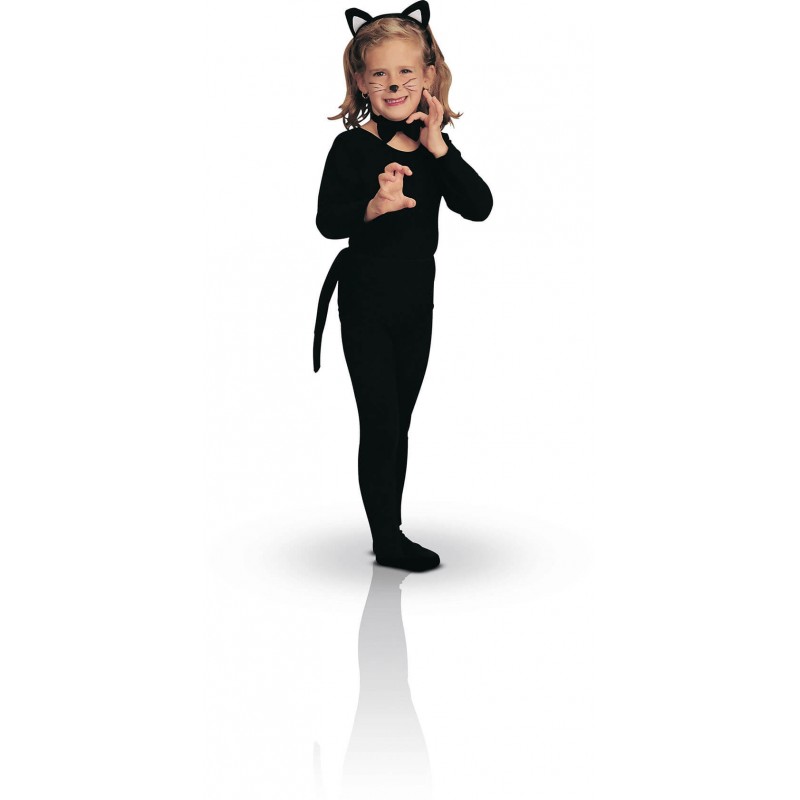 déguisement chat noir luxe fille - 10/12 ans - noir - smiffys 44287l - Déguisement  enfant - Achat & prix