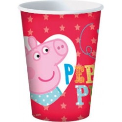 8 Gobelets carton Peppa Pig