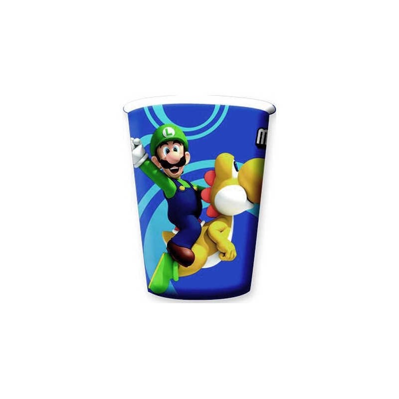 8 Gobelets Carton Mario Pour L Anniversaire De Votre Garcon