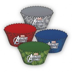 24 caissettes à cupcakes Avengers