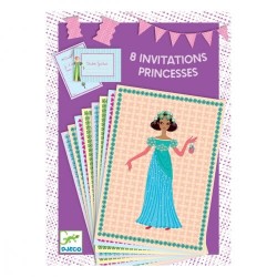 Invitations Anniversaire Princesses - Djeco