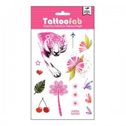 Tatouages éphémères Pink Tiger