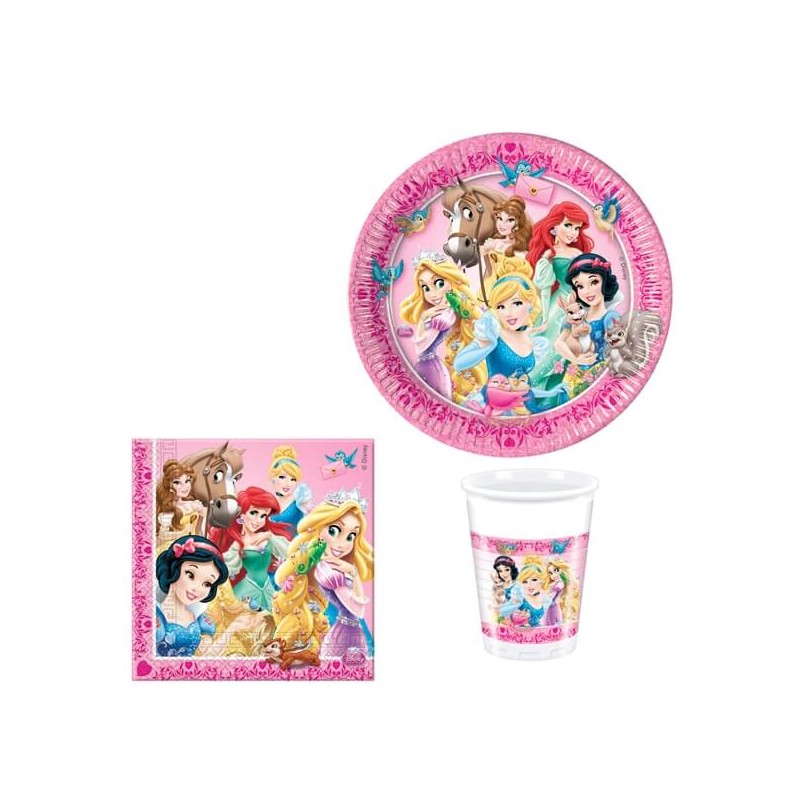 Kit Anniversaire Princesse Disney - Decoration anniversaire