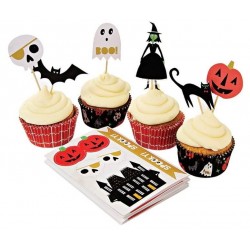 Kit à cupcakes Halloween -...