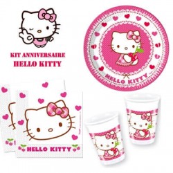 Kit deco anniversaire Hello Kitty