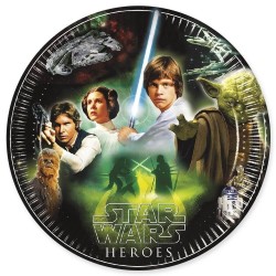 8 Assiettes Star Wars - la Guerre des étoiles