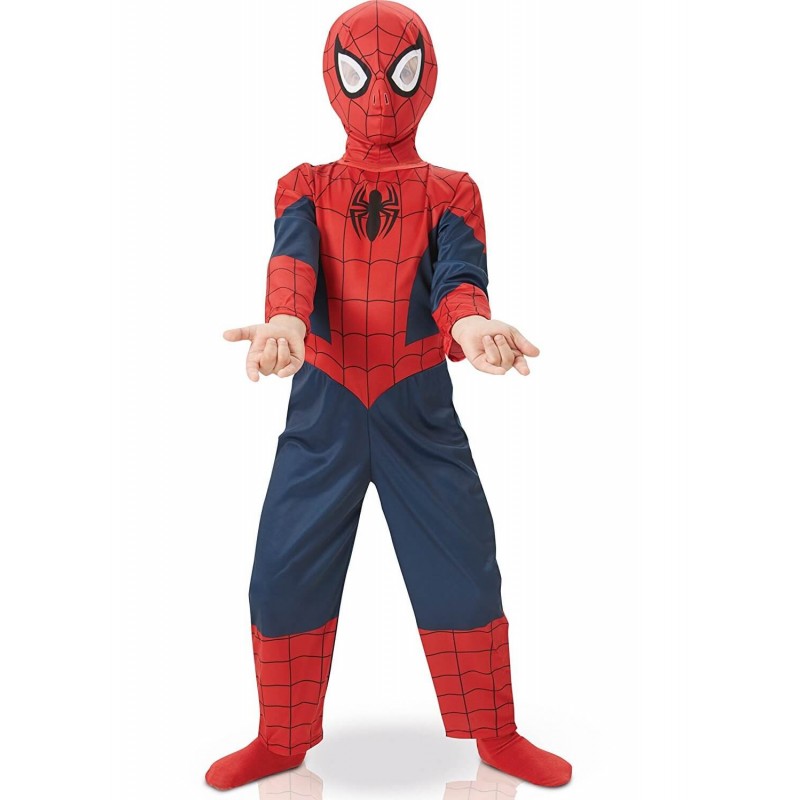 Marvel Garçons Déguisement Spiderman Bleu 3-4 Ans : : Jeux et  Jouets