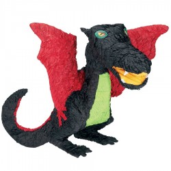 Pinata Dragon noir 56 cm