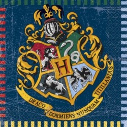 16 Serviettes en papier Harry Potter ™ 33 x 33 cm